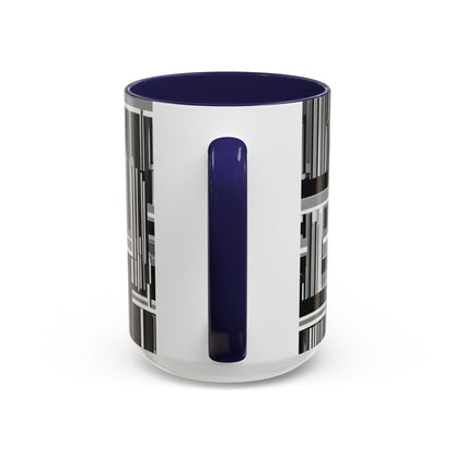 boostlete-recovery-progress-pattern-barcode-isometric-1023 — Accent Mug 11/15oz