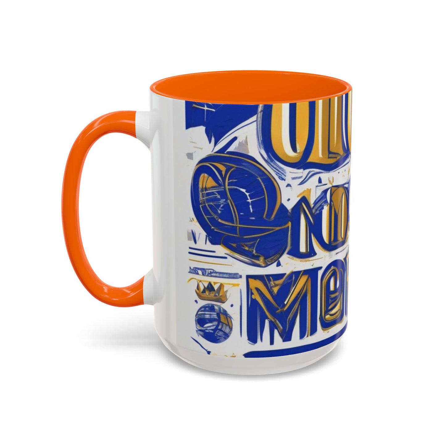 boostlete-am-crew-type-own-the-morning-outline-over-solid-vector-0429 — Accent Mug 11/15oz