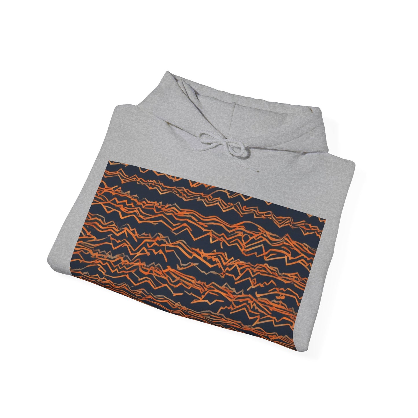 boostlete-field-day-pattern-ekg-bold-0135 — Unisex Heavy Blend Hooded Sweatshirt (Gildan)
