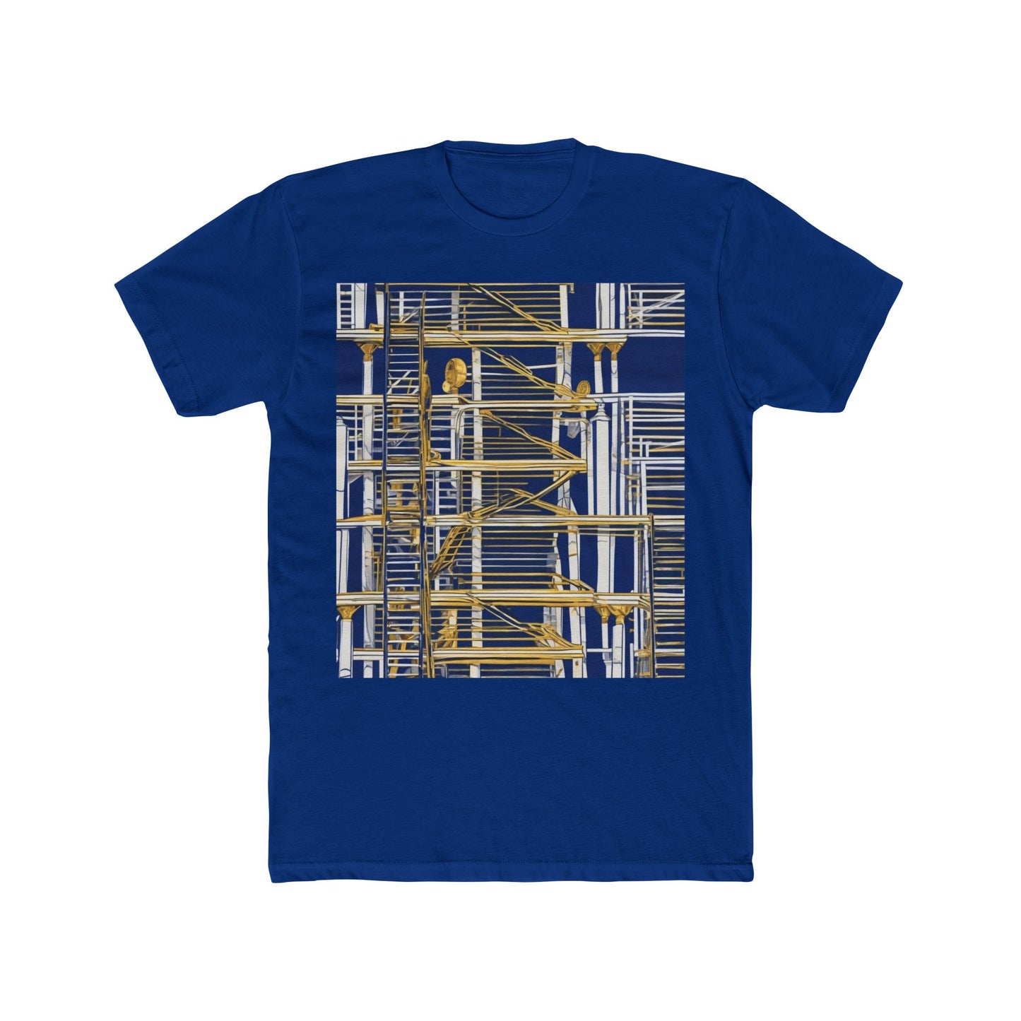 boostlete-rise-grind-icon-ladder-high-engraved-0238 — Unisex Cotton Crew Tee (NL 3600)