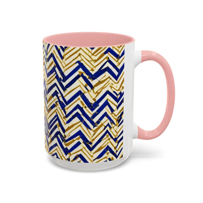 boostlete-boost-mode-pattern-ekg-line-art-0091 — Accent Mug 11oz/15oz