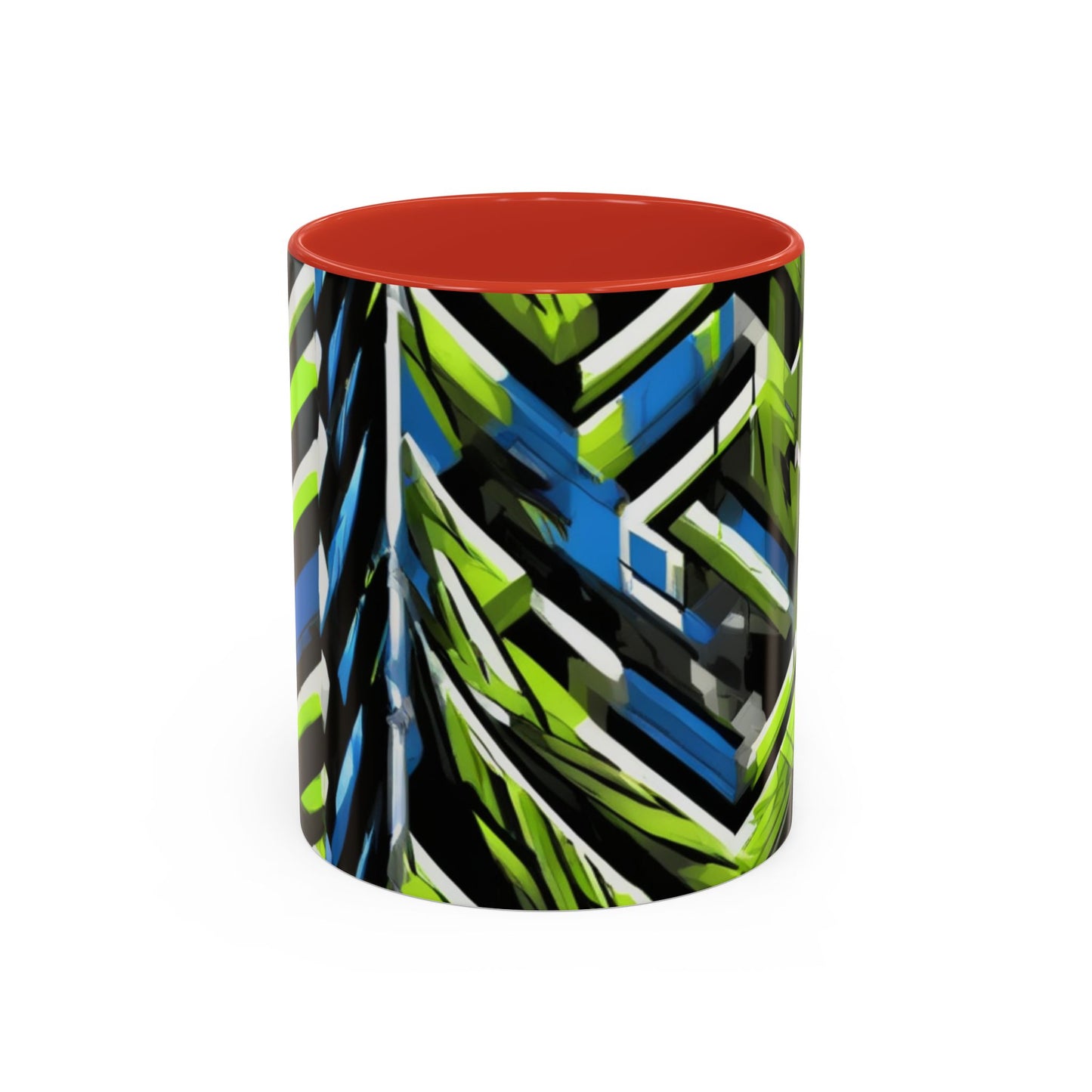 boostlete-rise-grind-pattern-chevron-isometric-0195 — Accent Mug 11oz/15oz