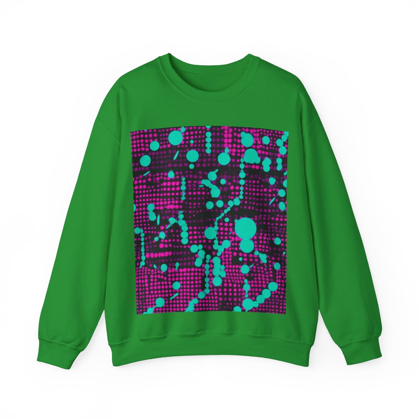 boostlete-pr-season-pattern-dotted-retro-0891 — Unisex Heavy Blend Crewneck (G18000)