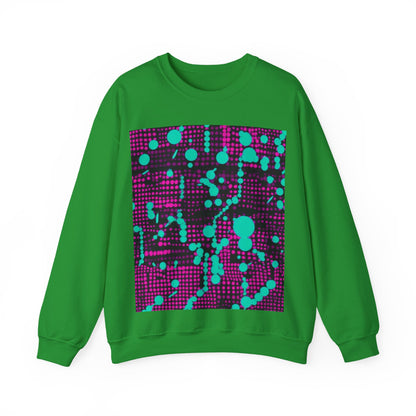 boostlete-pr-season-pattern-dotted-retro-0891 — Unisex Heavy Blend Crewneck (G18000)