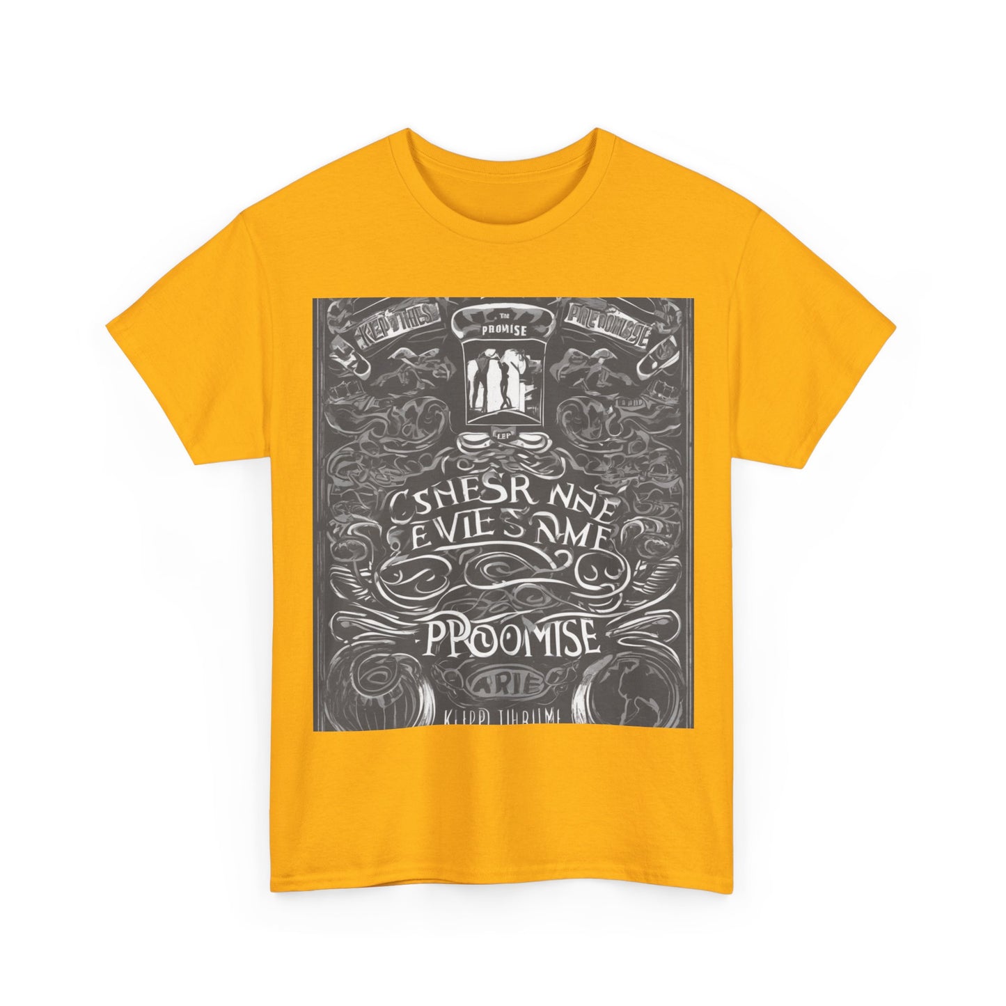 boostlete-boost-mode-type-keep-the-promise-big-monoline-0049 — Unisex Heavy Cotton Tee (Gildan 5000)