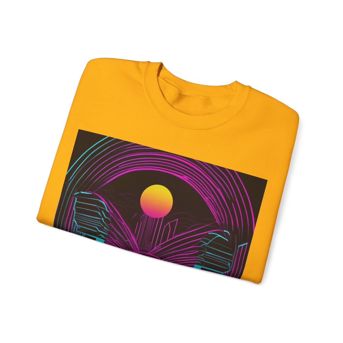 boostlete-rise-grind-icon-sunrise-motion-paper-0962 — Unisex Heavy Blend Crewneck (G18000)
