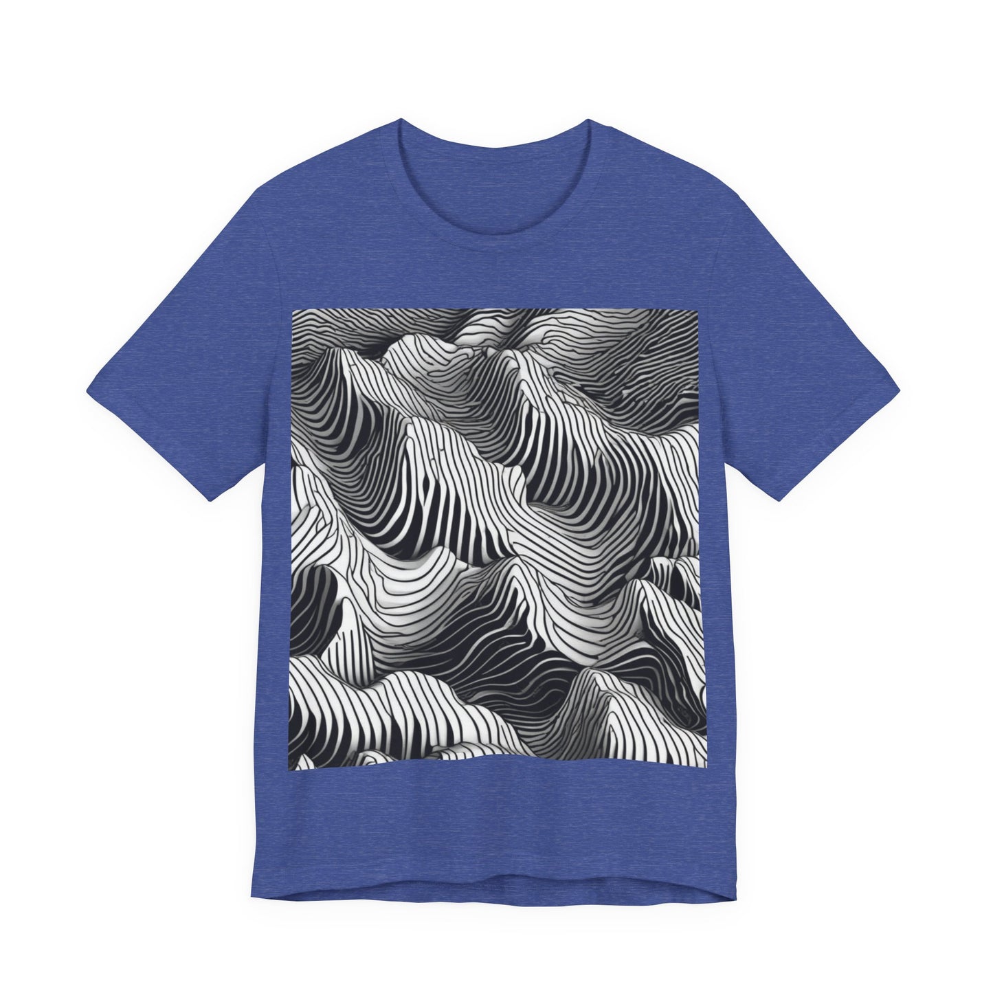 boostlete-field-day-pattern-topographic-isometric-0211 — Unisex Jersey Short Sleeve (B+C 3001)