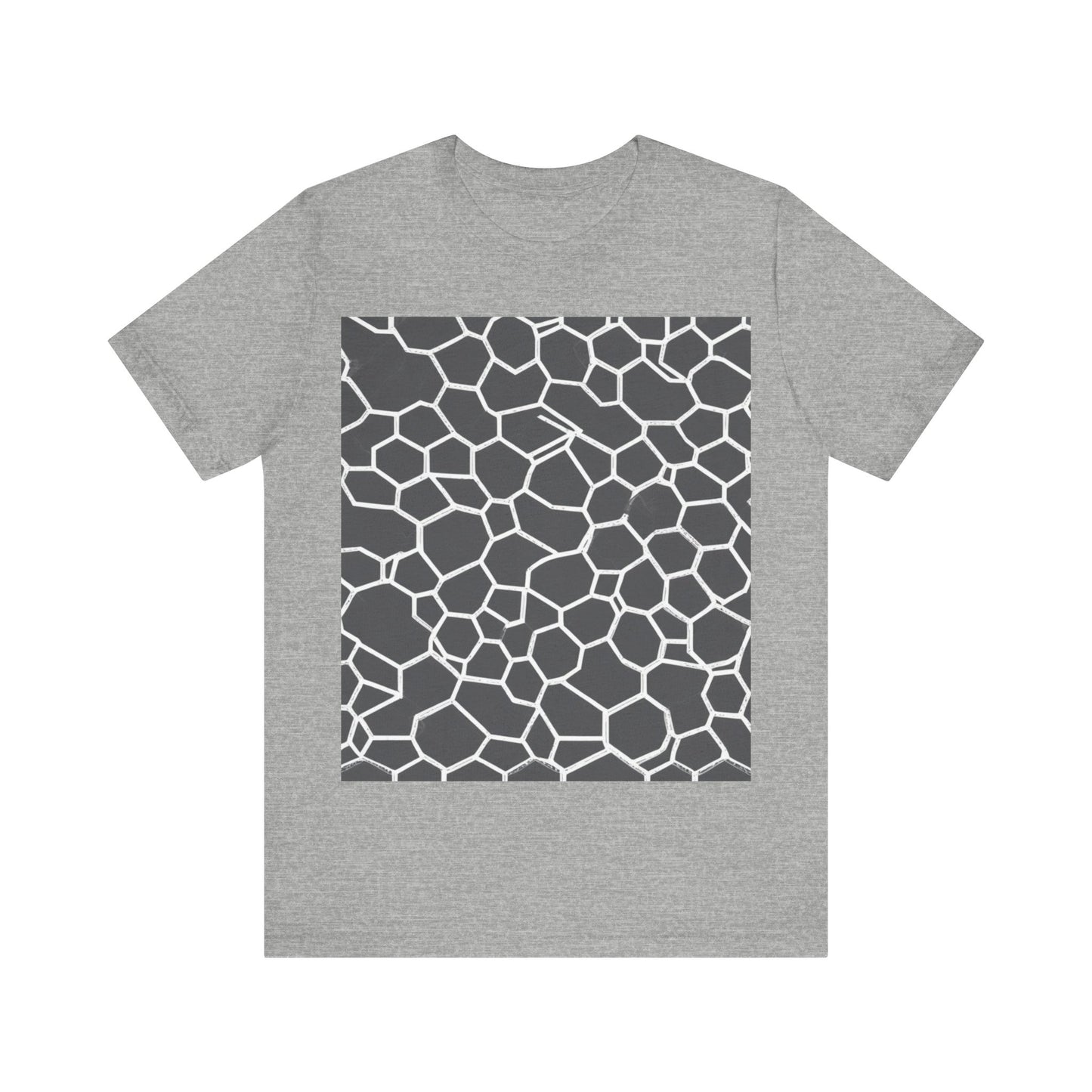 boostlete-iron-intent-pattern-hex-blueprint-0063 — Unisex Jersey Short Sleeve (B+C 3001)