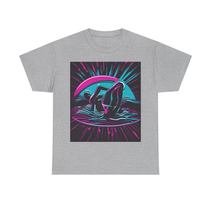 boostlete-pr-season-icon-swimmer-duotone-bold-0126 — Unisex Heavy Cotton Tee (Gildan 5000)