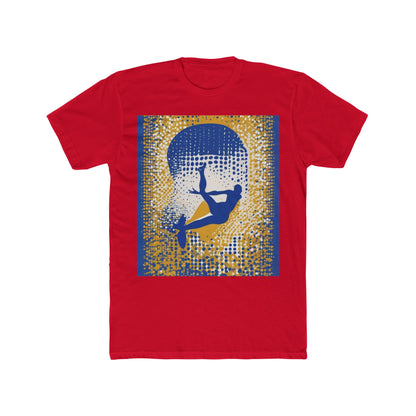 boostlete-field-day-icon-swimmer-halftone-paper-0246 — Unisex Cotton Crew Tee (NL 3600)