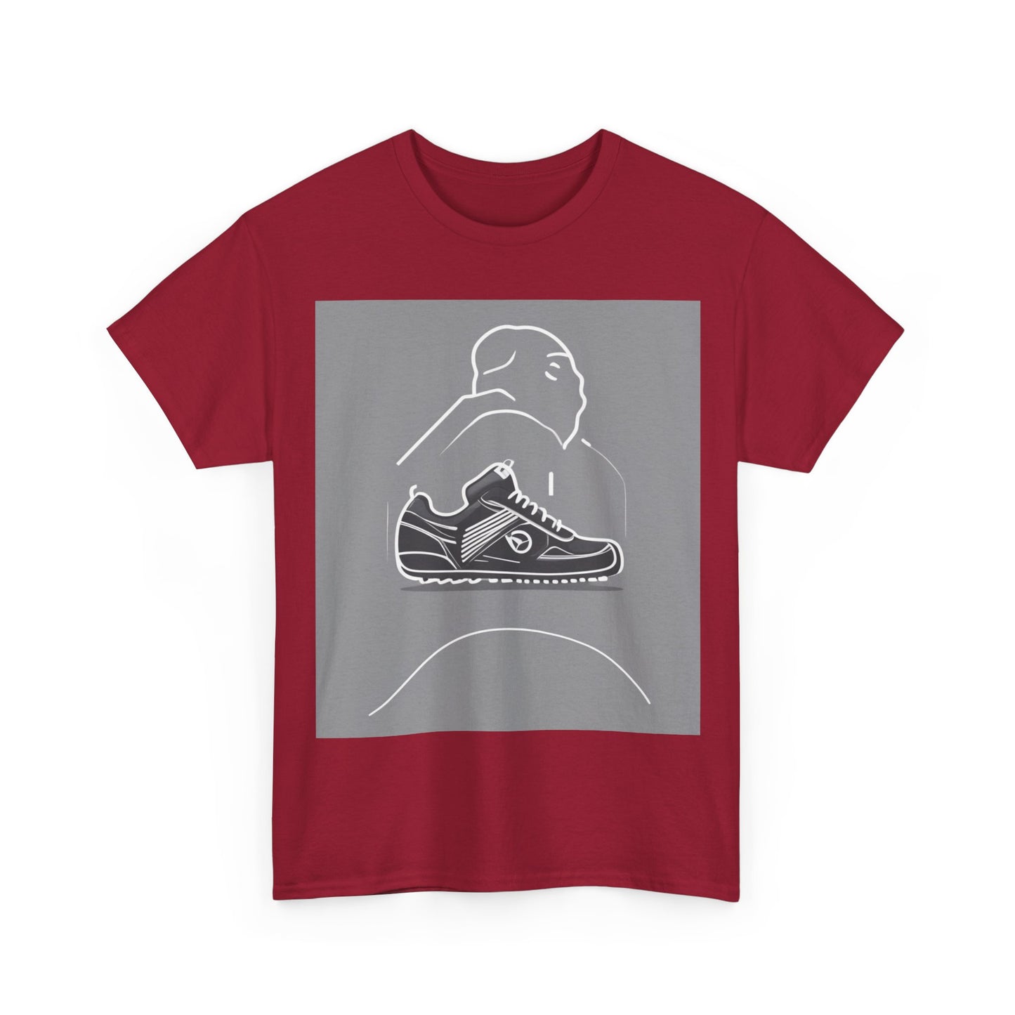 boostlete-boost-mode-icon-sneaker-offset-vector-0166 — Unisex Heavy Cotton Tee (Gildan 5000)