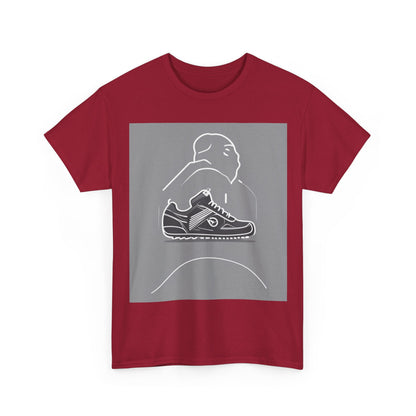 boostlete-boost-mode-icon-sneaker-offset-vector-0166 — Unisex Heavy Cotton Tee (Gildan 5000)
