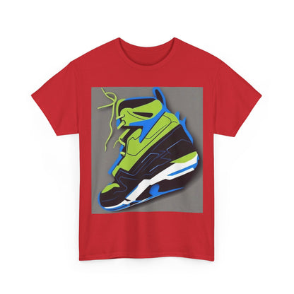 boostlete-quiet-power-icon-sneaker-duotone-paper-0066 — Unisex Heavy Cotton Tee (Gildan 5000)