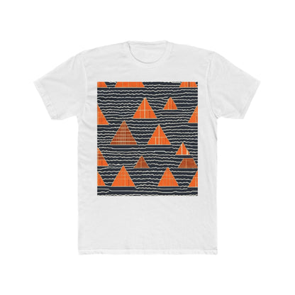 boostlete-iron-intent-pattern-stair-steps-industrial-0259 — Unisex Cotton Crew Tee (NL 3600)