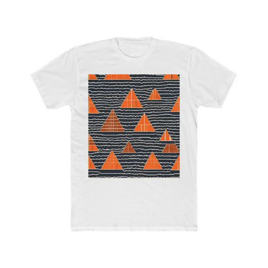 boostlete-iron-intent-pattern-stair-steps-industrial-0259 — Unisex Cotton Crew Tee (NL 3600)