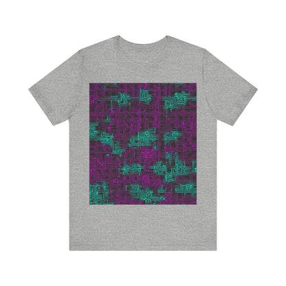 boostlete-boost-mode-pattern-plate-number-monoline-0079 — Unisex Jersey Short Sleeve (B+C 3001)