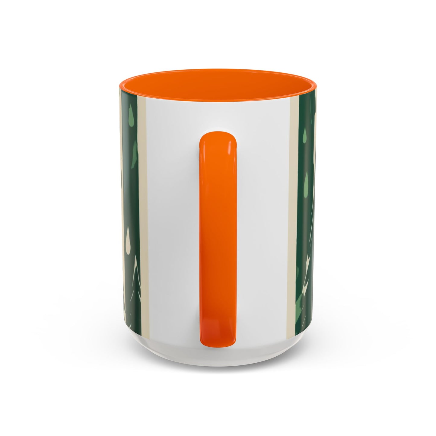 boostlete-quiet-power-icon-water-glitch-retro-0186 — Accent Mug 11/15oz