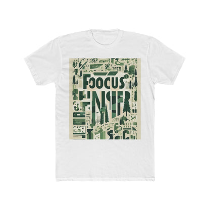 boostlete-boost-mode-type-focus-finish-banner-modern-0113 — Unisex Cotton Crew Tee (NL 3600)