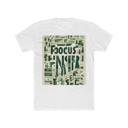 boostlete-boost-mode-type-focus-finish-banner-modern-0113 — Unisex Cotton Crew Tee (NL 3600)
