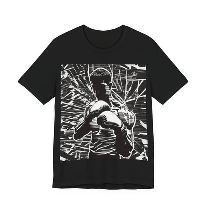 boostlete-boost-mode-scene-boxer-glitch-paper-0084 — Unisex Jersey Short Sleeve (B+C 3001)