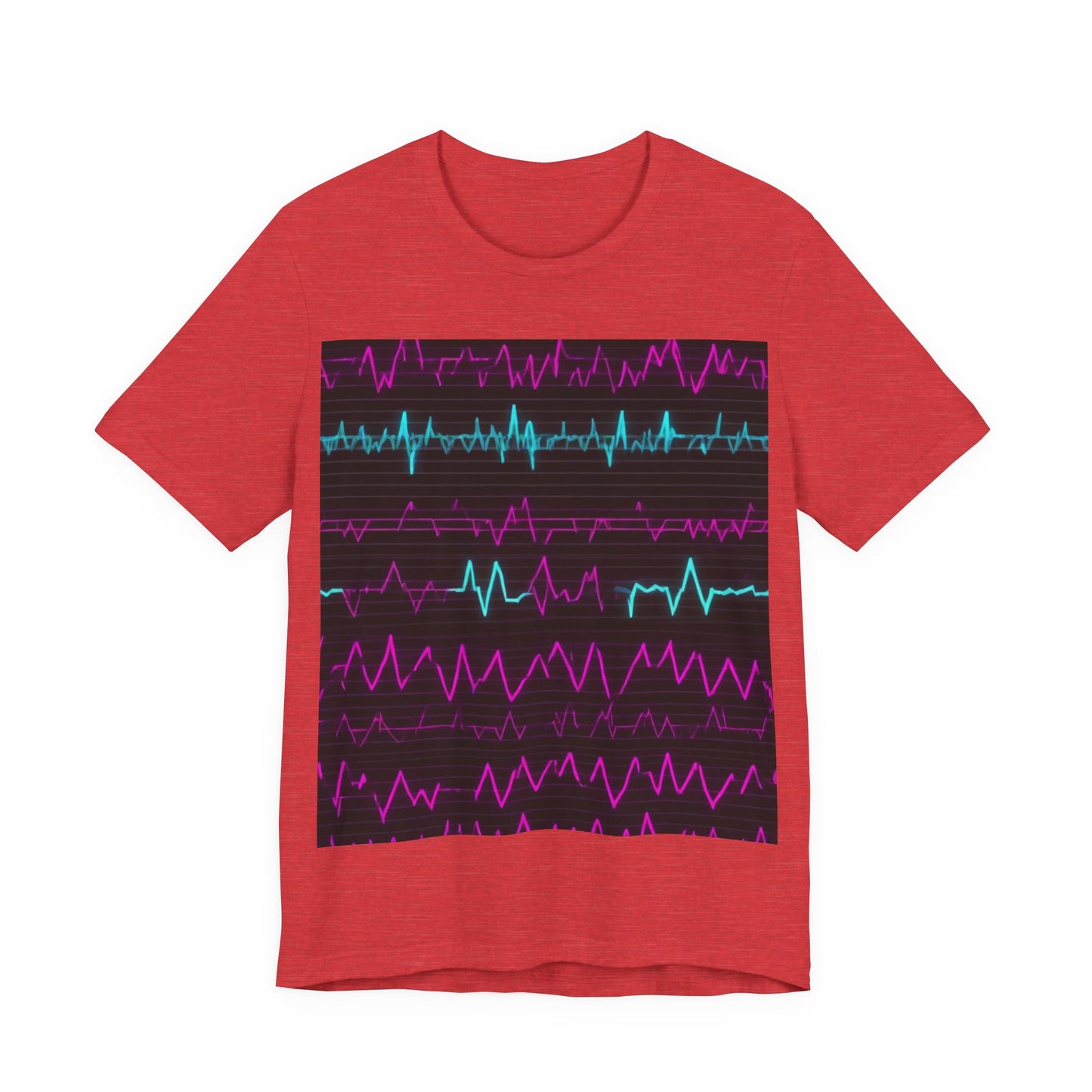 boostlete-boost-mode-pattern-ekg-modern-0111 — Unisex Jersey Short Sleeve (B+C 3001)