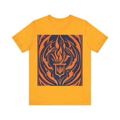 boostlete-quiet-power-icon-flame-duotone-athletic-0158 — Unisex Jersey Short Sleeve (B+C 3001)