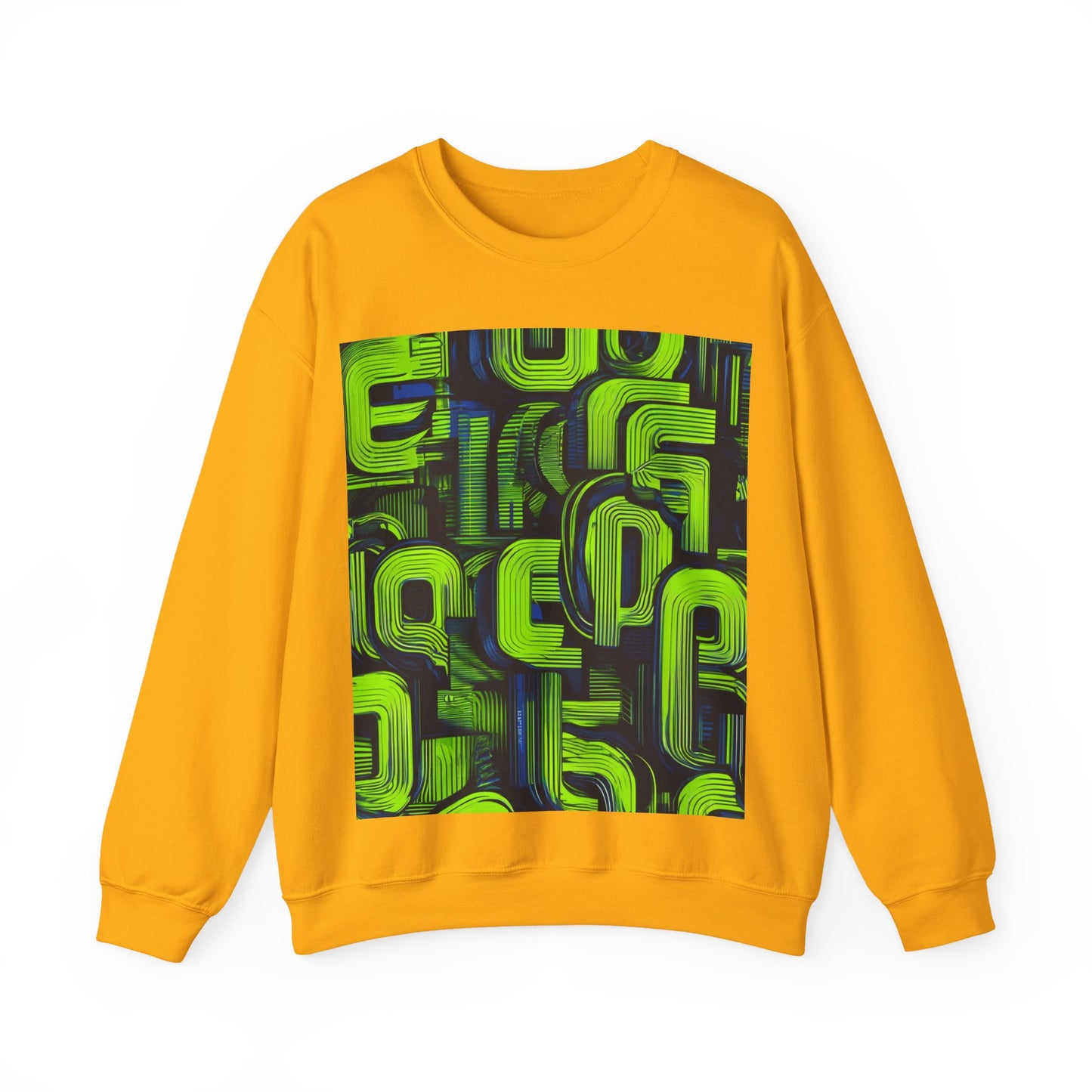 boostlete-boost-mode-type-progress-beats-perfect-vertical-engraved-0253 — Unisex Heavy Blend Crewneck Sweatshirt (Gildan)