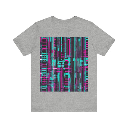 boostlete-field-day-pattern-barcode-retro-0275 — Unisex Jersey Short Sleeve (B+C 3001)