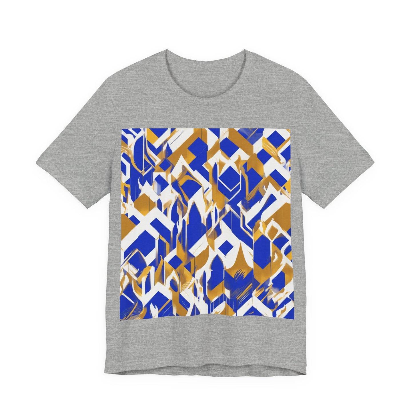 boostlete-field-day-icon-flame-glitch-geometric-0090 — Unisex Jersey Short Sleeve (B+C 3001)