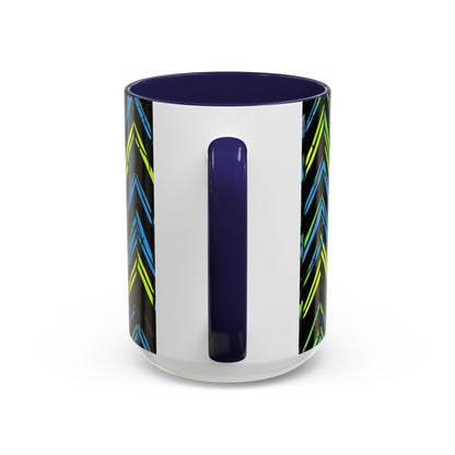 boostlete-mile-by-mile-pattern-chevron-monoline-0051 — Accent Mug 11oz/15oz