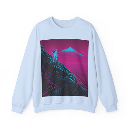 boostlete-boost-mode-scene-trail-neon-blueprint-0832 — Unisex Heavy Blend Crewneck (G18000)