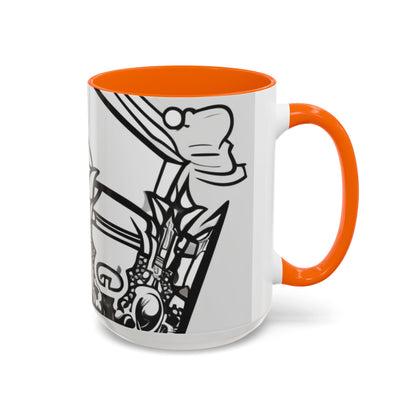 boostlete-quiet-power-icon-crown-outline-badge-0130 — Accent Mug 11oz/15oz