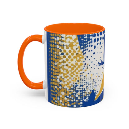 boostlete-field-day-icon-swimmer-halftone-paper-0246 — Accent Mug 11oz/15oz