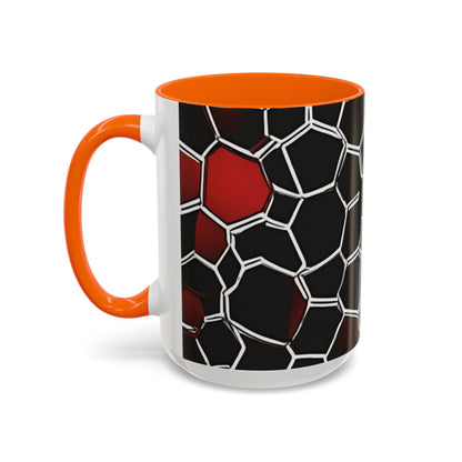 boostlete-quiet-power-pattern-hex-vector-0039 — Accent Mug 11/15oz