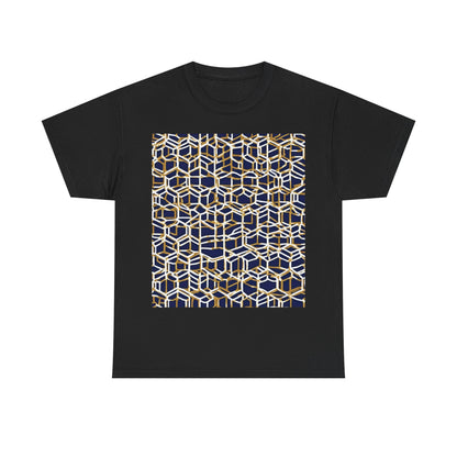 boostlete-am-crew-pattern-hex-industrial-0131 — Unisex Heavy Cotton Tee (Gildan 5000)