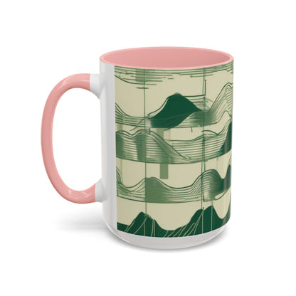 boostlete-mile-by-mile-pattern-audio-blueprint-0971 — Accent Mug 11/15oz