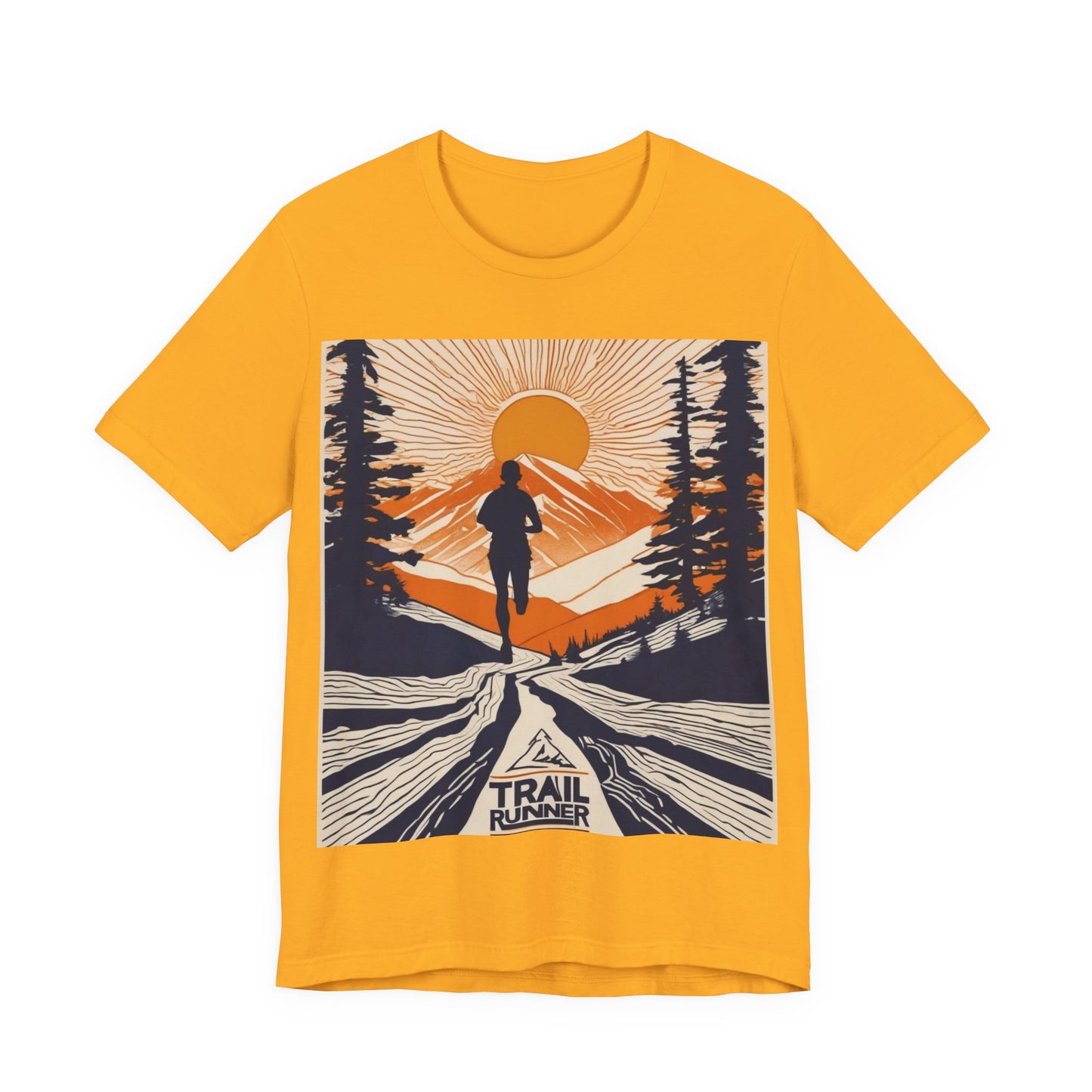 boostlete-iron-intent-scene-trail-glitch-badge-0100 — Unisex Jersey Short Sleeve (B+C 3001)