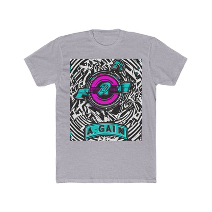 boostlete-boost-mode-type-again-badge-monoline-0293 — Unisex Cotton Crew Tee (NL 3600)