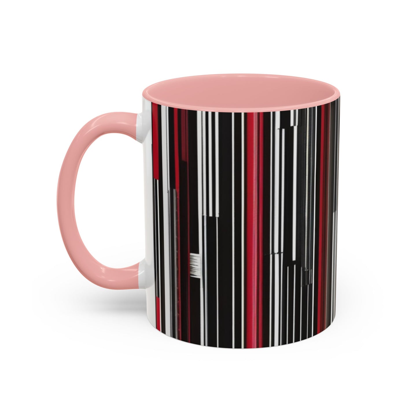 boostlete-am-crew-pattern-barcode-athletic-0911 — Accent Mug 11/15oz