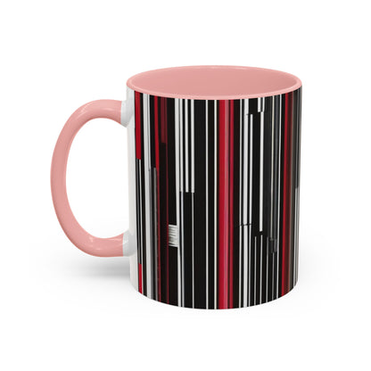 boostlete-am-crew-pattern-barcode-athletic-0911 — Accent Mug 11/15oz