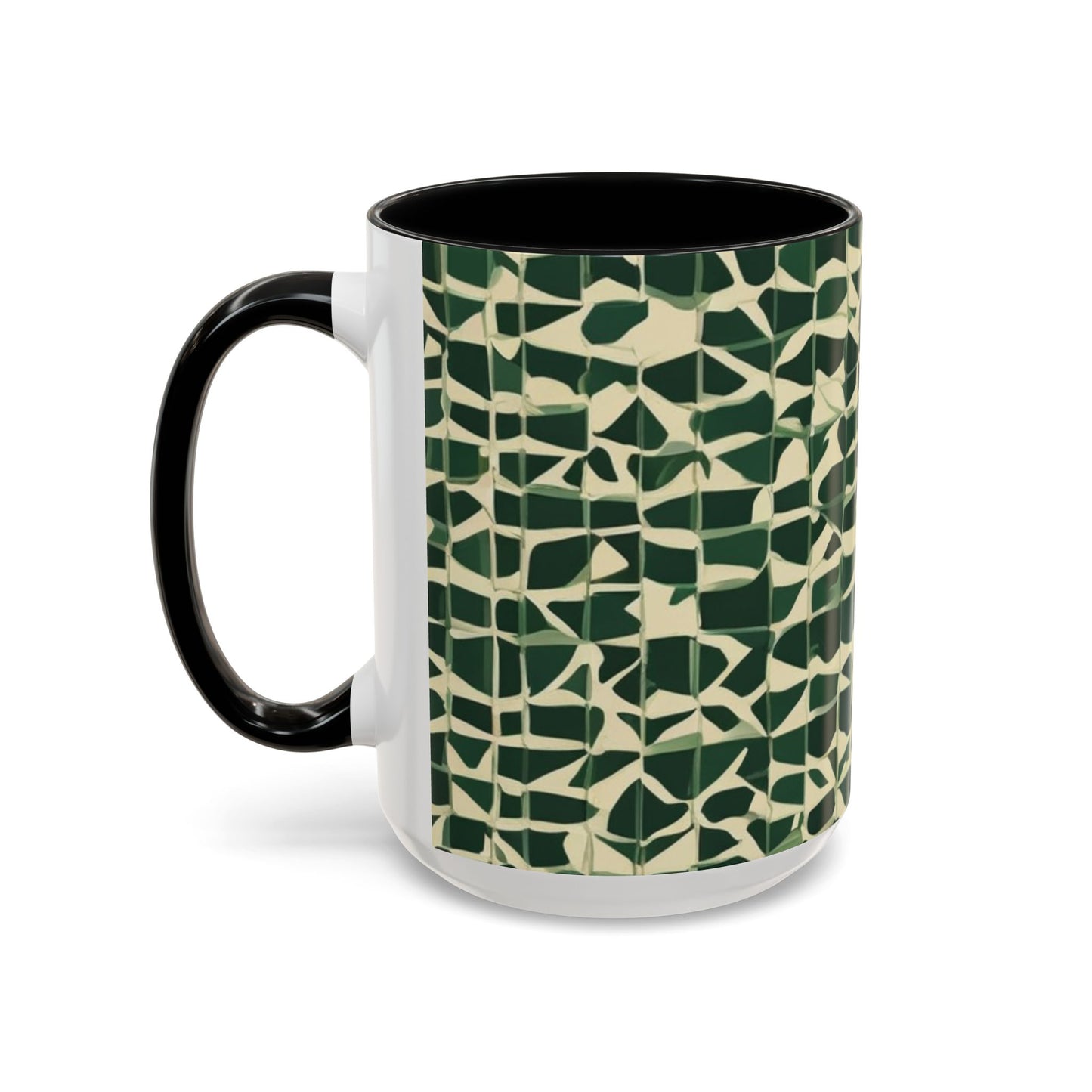 boostlete-iron-intent-pattern-plate-number-isometric-0099 — Accent Mug 11oz/15oz