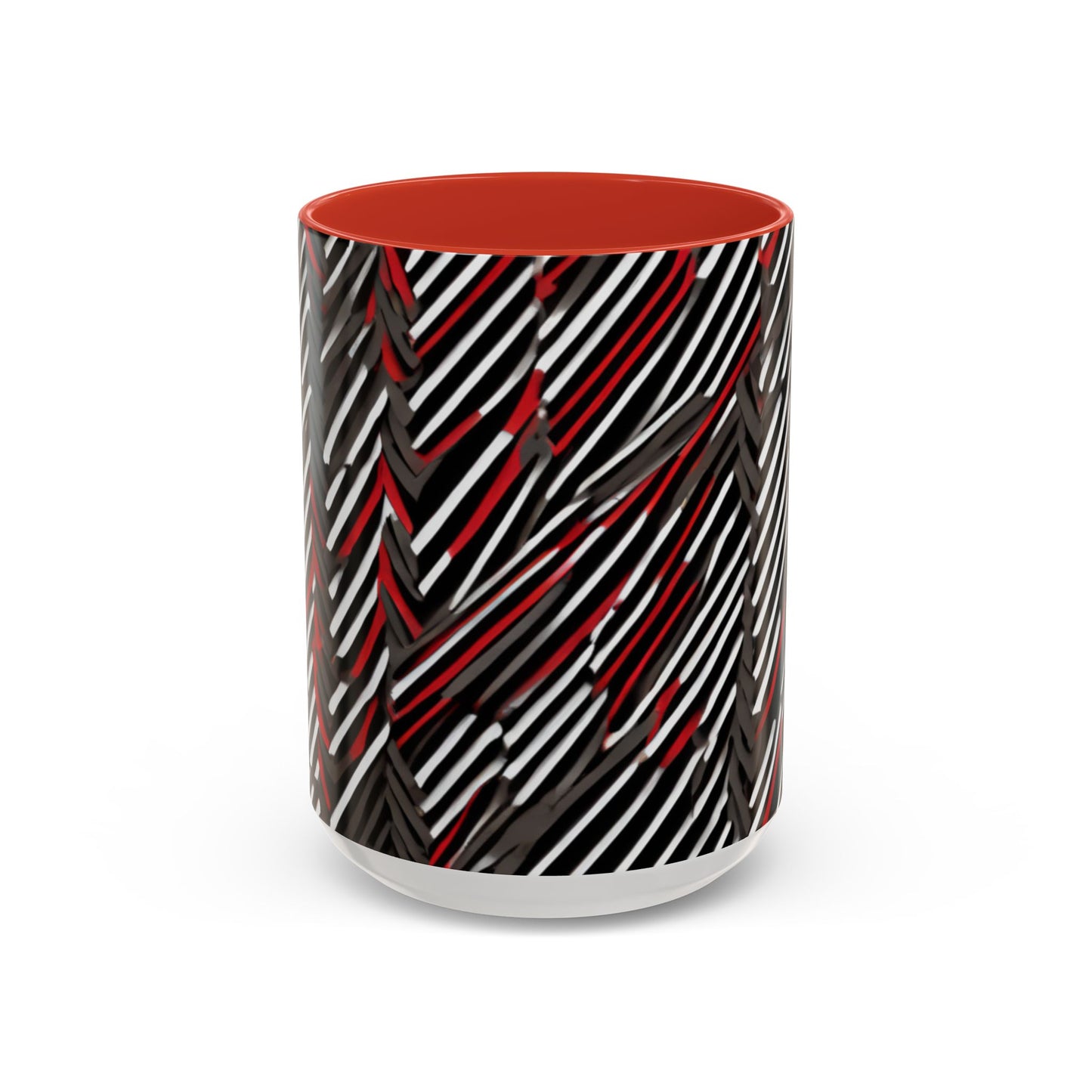 boostlete-field-day-pattern-diagonal-paper-0287 — Accent Mug 11oz/15oz