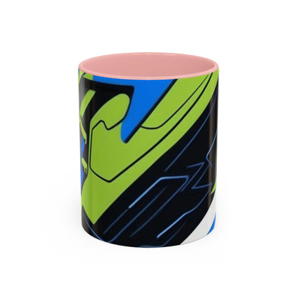 boostlete-quiet-power-icon-sneaker-duotone-paper-0066 — Accent Mug 11oz/15oz