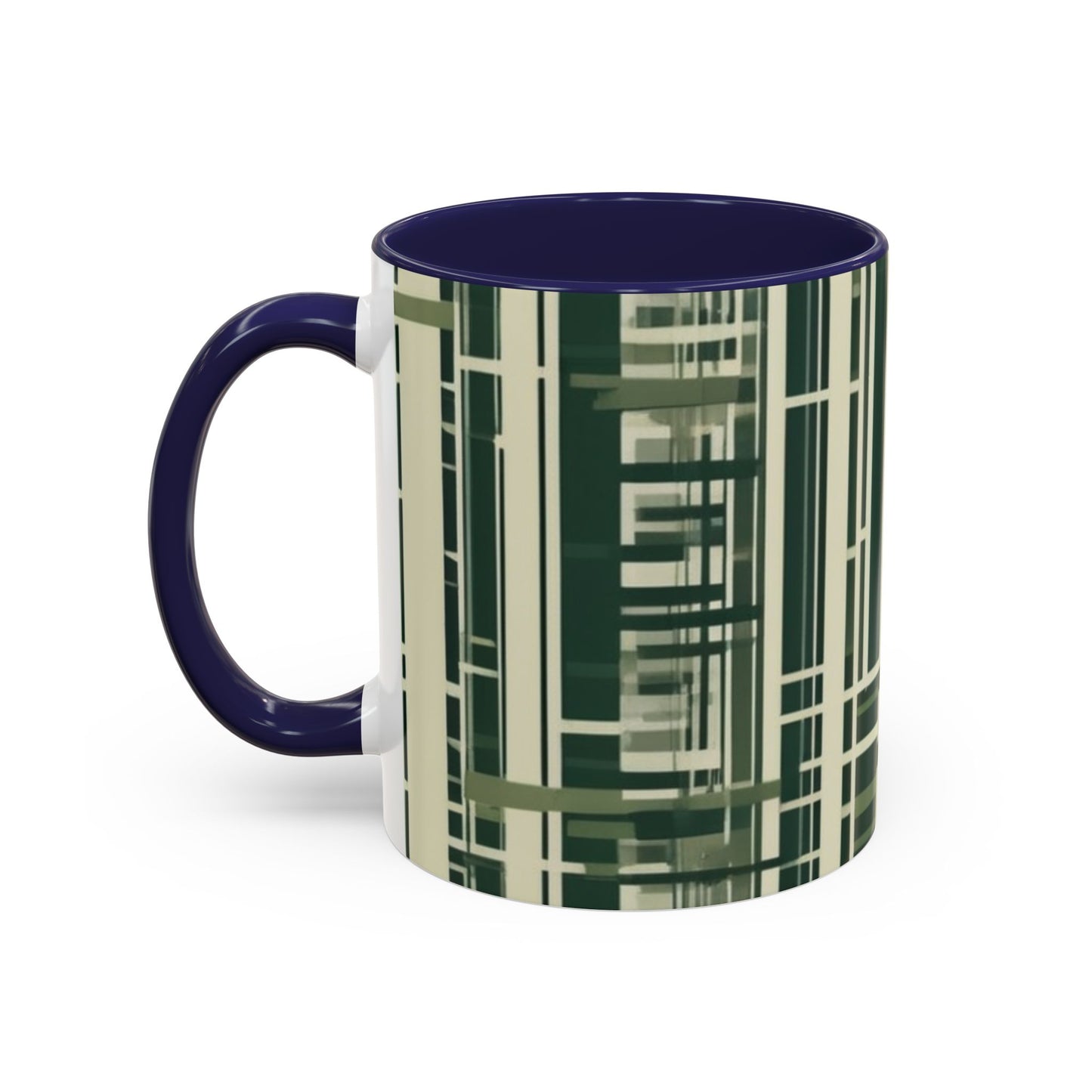 boostlete-quiet-power-pattern-barcode-blueprint-0167 — Accent Mug 11/15oz
