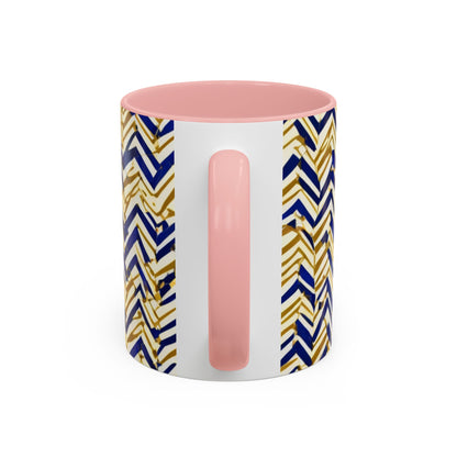 boostlete-boost-mode-pattern-ekg-line-art-0091 — Accent Mug 11oz/15oz