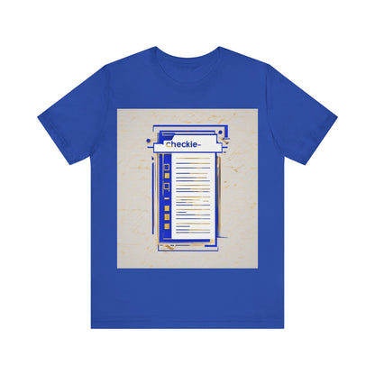 boostlete-am-crew-icon-checklist-glitch-badge-0018 — Unisex Jersey Short Sleeve (B+C 3001)