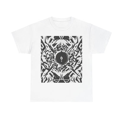 boostlete-am-crew-icon-flame-matte-geometric-0286 — Unisex Heavy Cotton Tee (Gildan 5000)