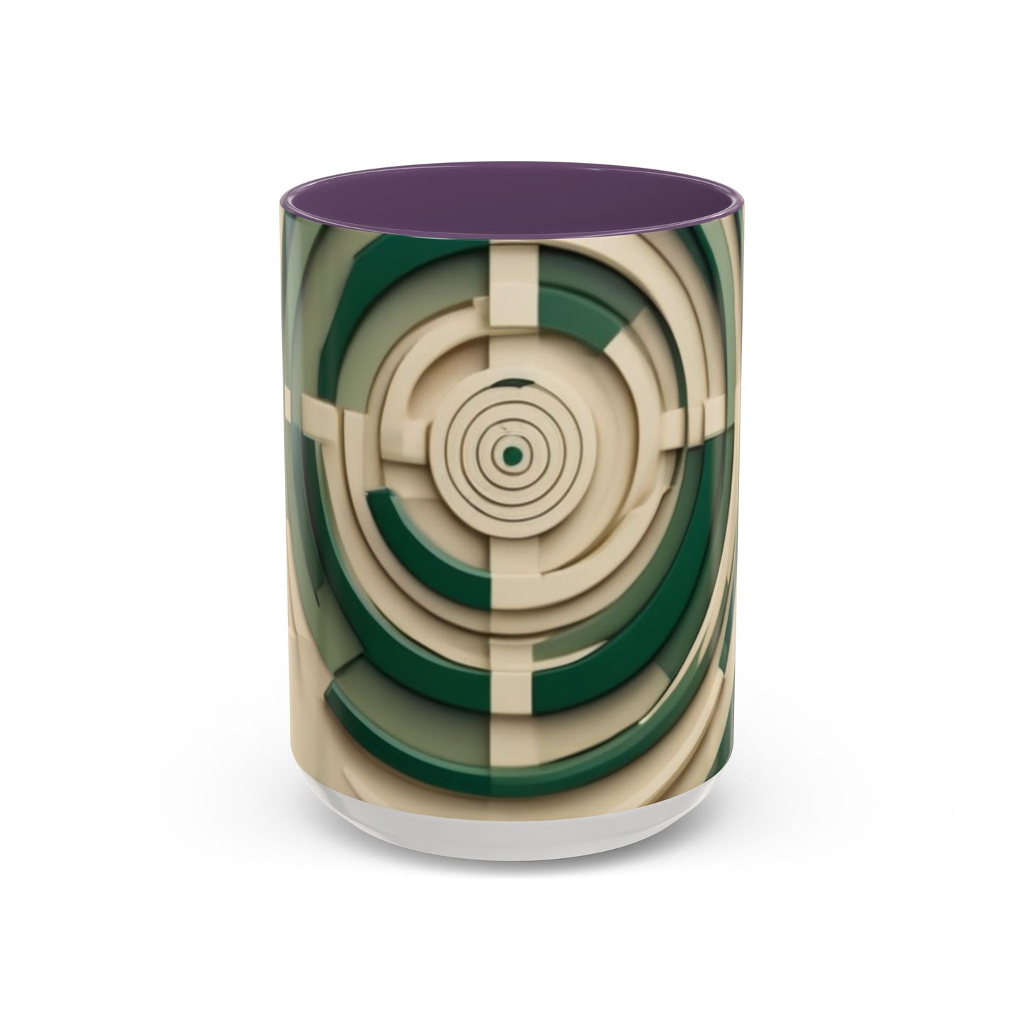 boostlete-mile-by-mile-icon-target-3d-modern-0306 — Accent Mug 11/15oz
