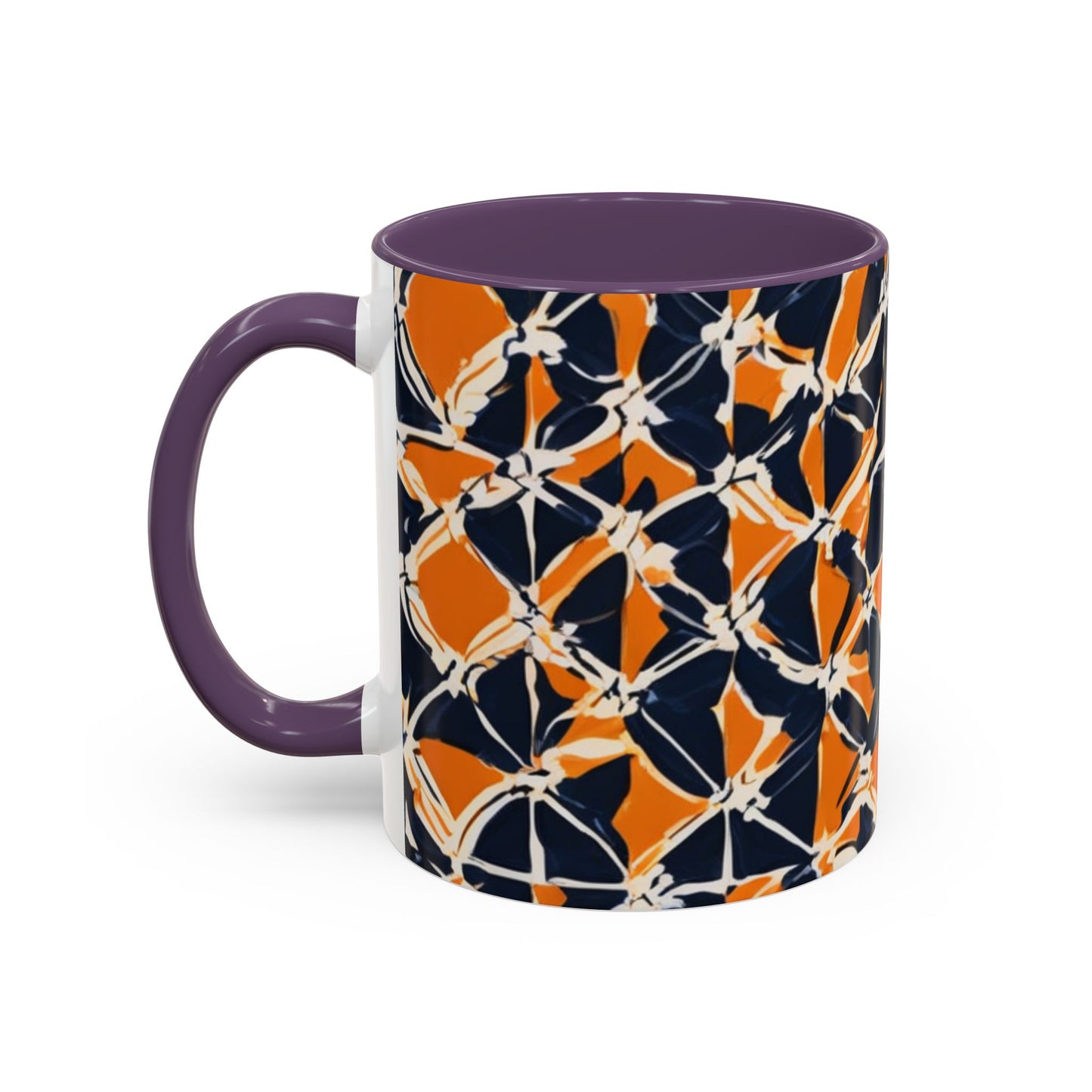 boostlete-headspace-pattern-plate-number-badge-0387 — Accent Mug 11/15oz