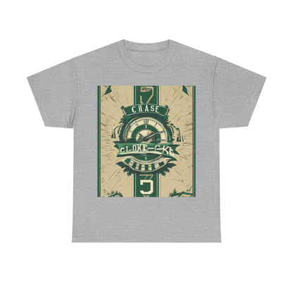 boostlete-mile-by-mile-type-chase-the-clock-banner-athletic-0013 — Unisex Heavy Cotton Tee (Gildan 5000)